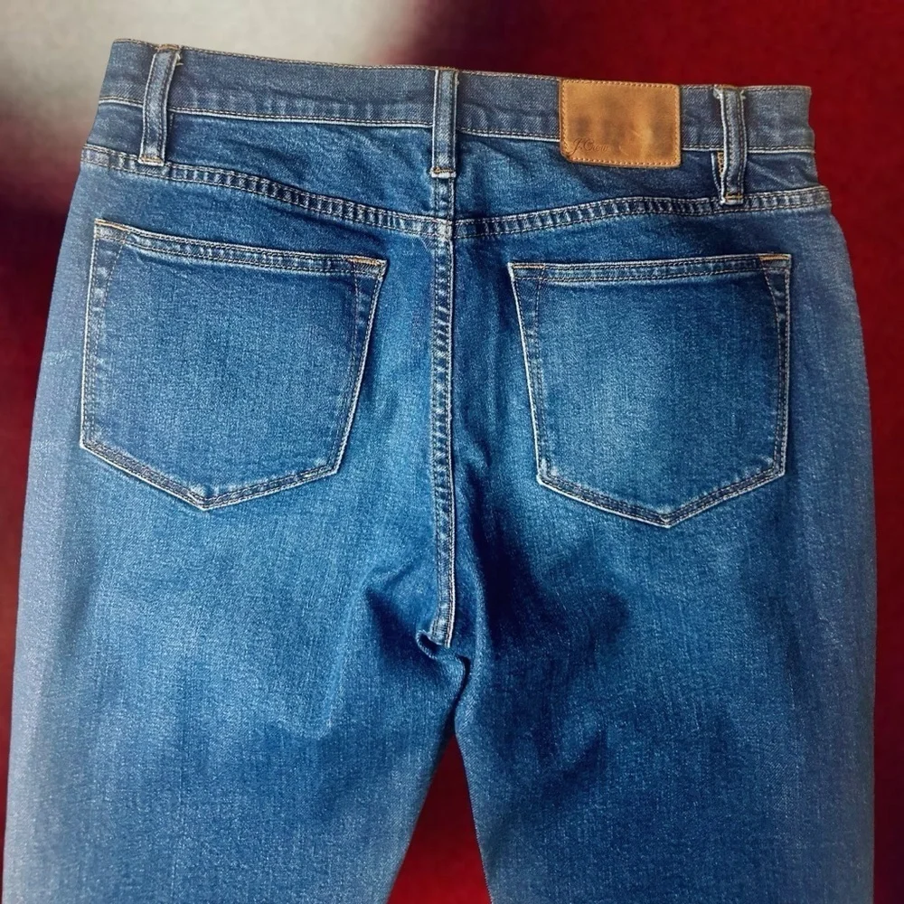 J. Crew ‘Slim Broken in Boyfriend Jean’ F4728 in Dark Wash Fall 2016 Size 28
